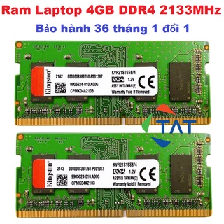 Ram Laptop Kingston 4GB DDR4 2133MHz Chính Hãng - Bảo hành 36 thumbnail