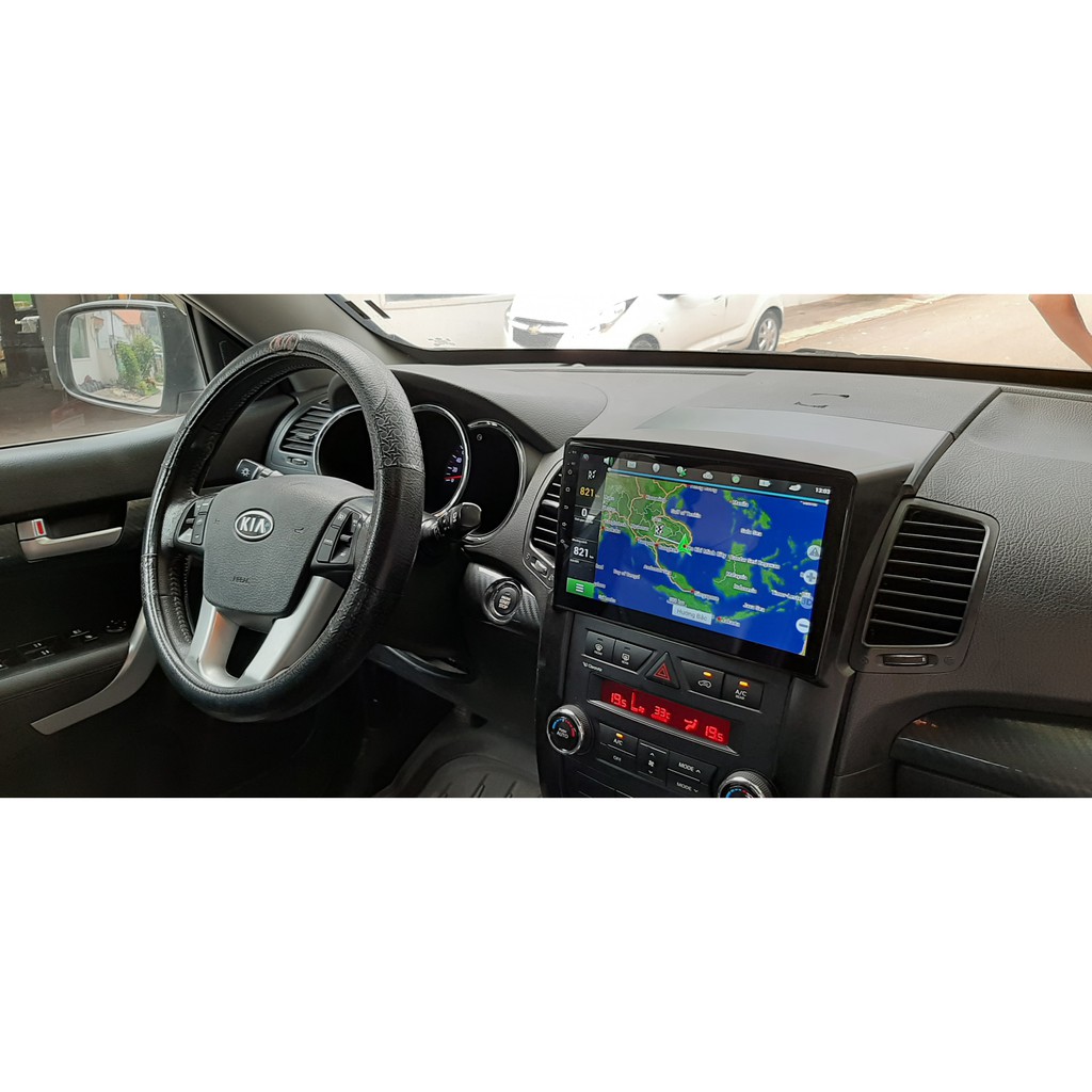 MÀN HÌNH ANDROI 9.1 KIA SORENTO 2011 DÙNG SIM 4G