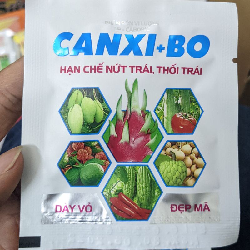 Viên sủi vi lượng Canxi bo . Hạn chế nứt trái, thối trái, dày vỏ, đẹp mã, Sản phẩm cao cấp của Long Phú