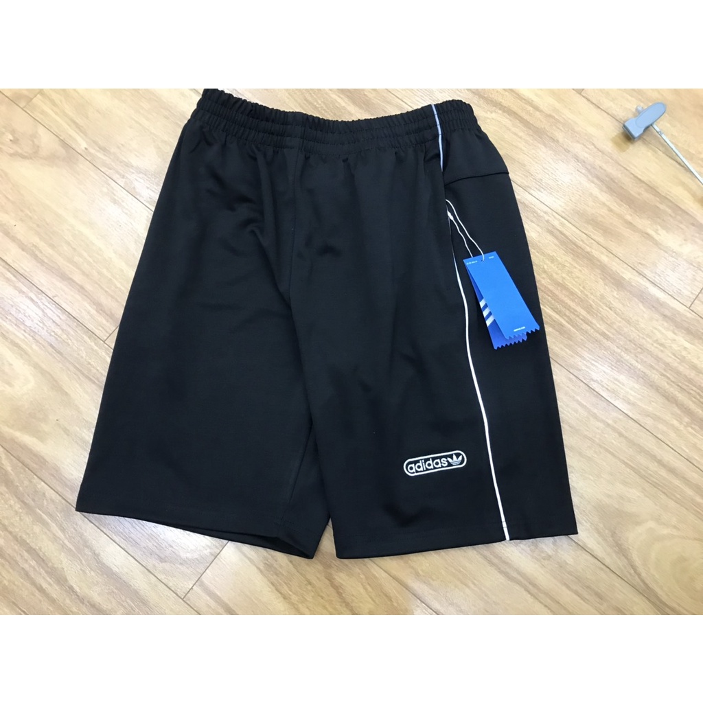Quần đùi nam adidas 3 sọc pha lưới ống suông,quần short thể thao nam hè chất umi đẹp logo thêu chắc chắn