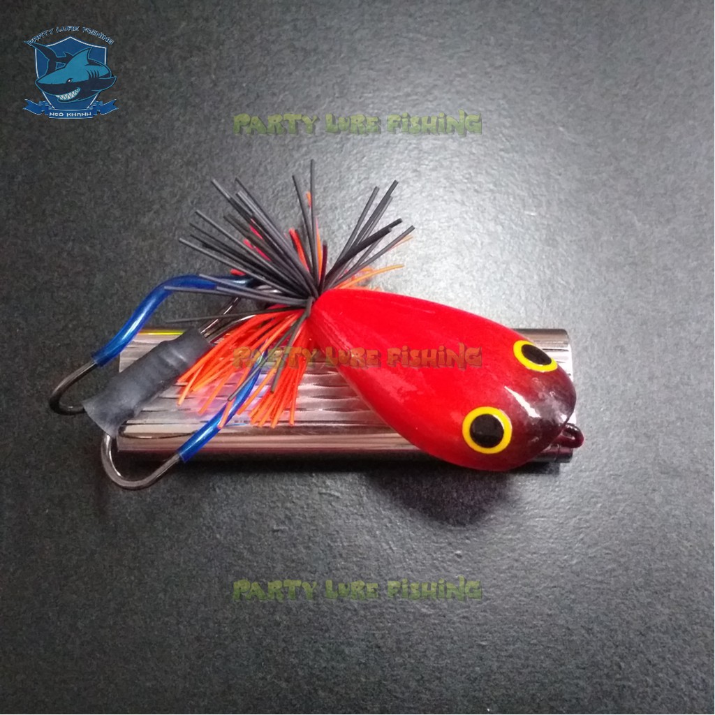 Mồi câu cá lóc - Nhái nhảy Bulls V2 - Made in Thái lan - Mồi chuyên câu cá lóc đen và lóc bông