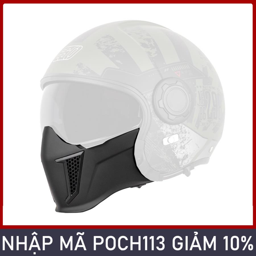 Hàm gắn mũ bảo hiểm Ego E5 [KHÔNG BAO GỒM NÓN] [SP KHÔNG BAO GỒM NÓN]