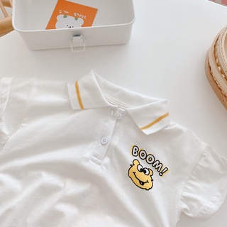 Body chữ BOOM cổ bẻ bé trai
