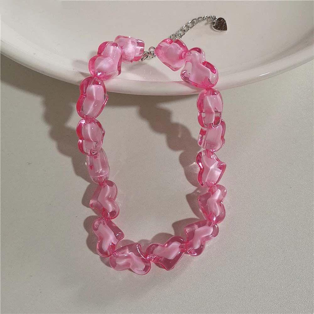 Vòng cổ Mặt Trái Tim Phong Cách Hip Hop Dễ Thương Cho Nữ Y2K