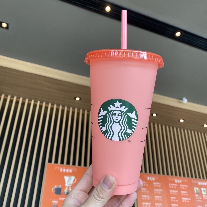 Ly nhựa đổi màu starbucks❌Không lựa mẫu