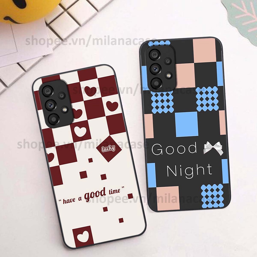 Ốp Samsung A13 / A23 / A53 caro họa tiết nhiều màu sắc siêu đẹp thời trang cá tính