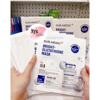 Mặt nạ giúp dưỡng ẩm trắng sáng da SUR.MEDIC Bright Glutathione Mask Dưỡng Ẩm 30g
