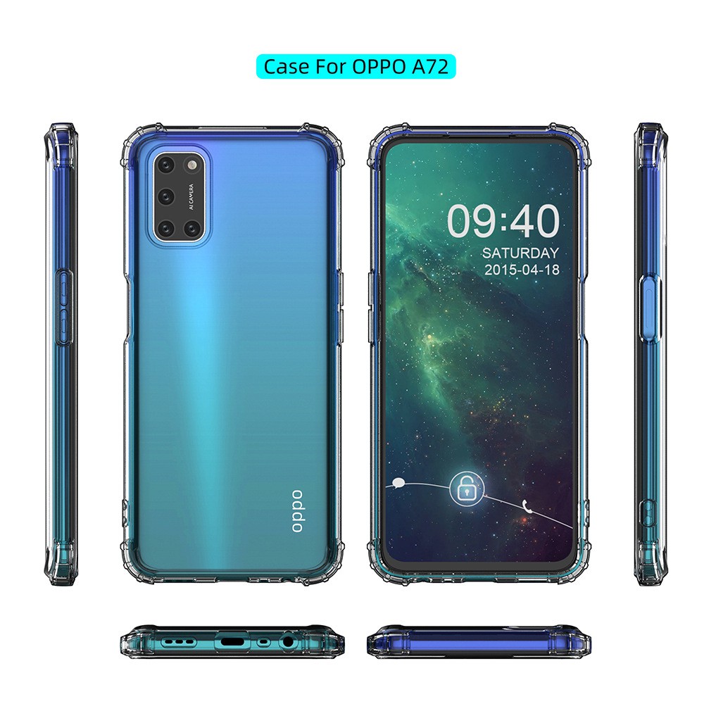 Ốp Lưng Oppo A91 A31 A1K A7 A5s A5 A9 2020 A52 A92 A72 A8 A53 Realme C2 X K3 F15 Trong Suốt - Chống Sốc | BigBuy360 - bigbuy360.vn