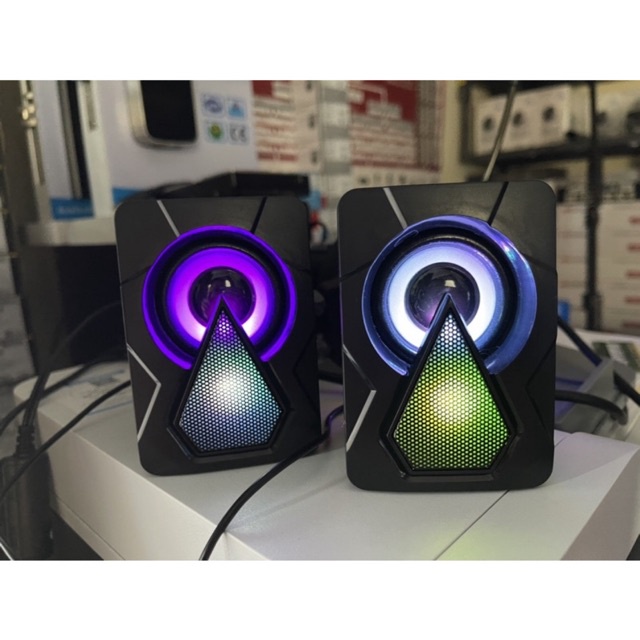 Loa USB Led RGB đẹp nghe chất cho máy tính PC & Laptop & Smartphone
