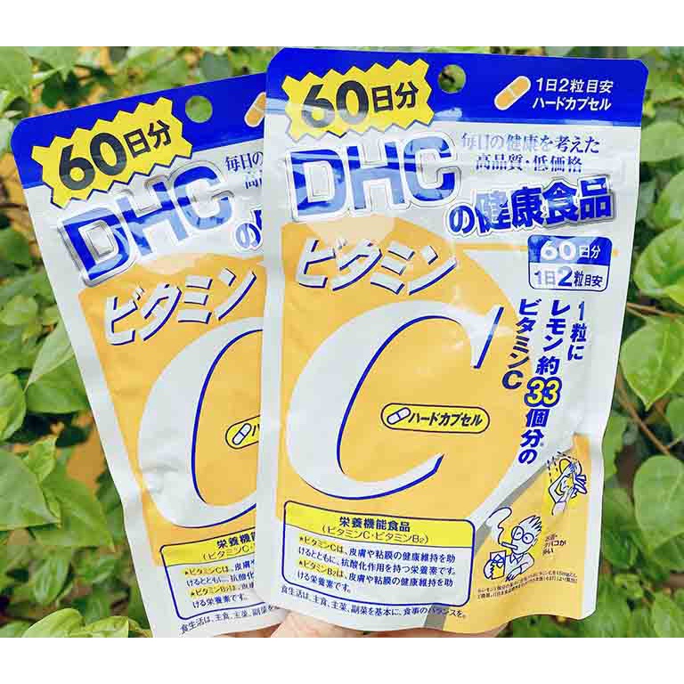 Viên Uống Vitamin C DHC Nhật Bản 120 Viên  60 ngày sáng da, mờ thâm, tăng đề kháng