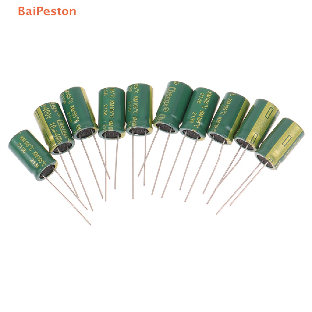Bộ 10 Tụ Điện Chất Lượng Cao 400V10UF 10 * 17MM 10UF 400V 10 * 17