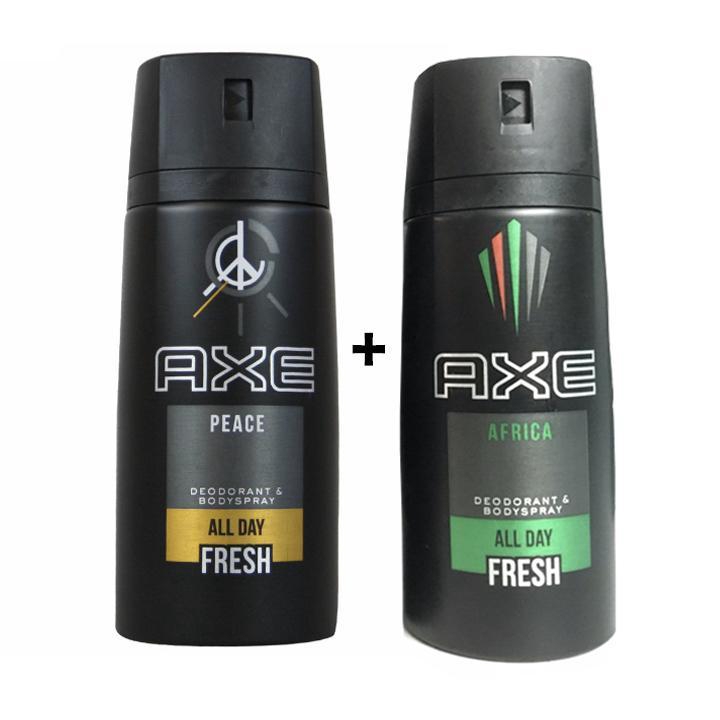 Combo 2 chai xịt khử mùi toàn thân AXE 150ml - Hàng nhập khẩu Hà Lan