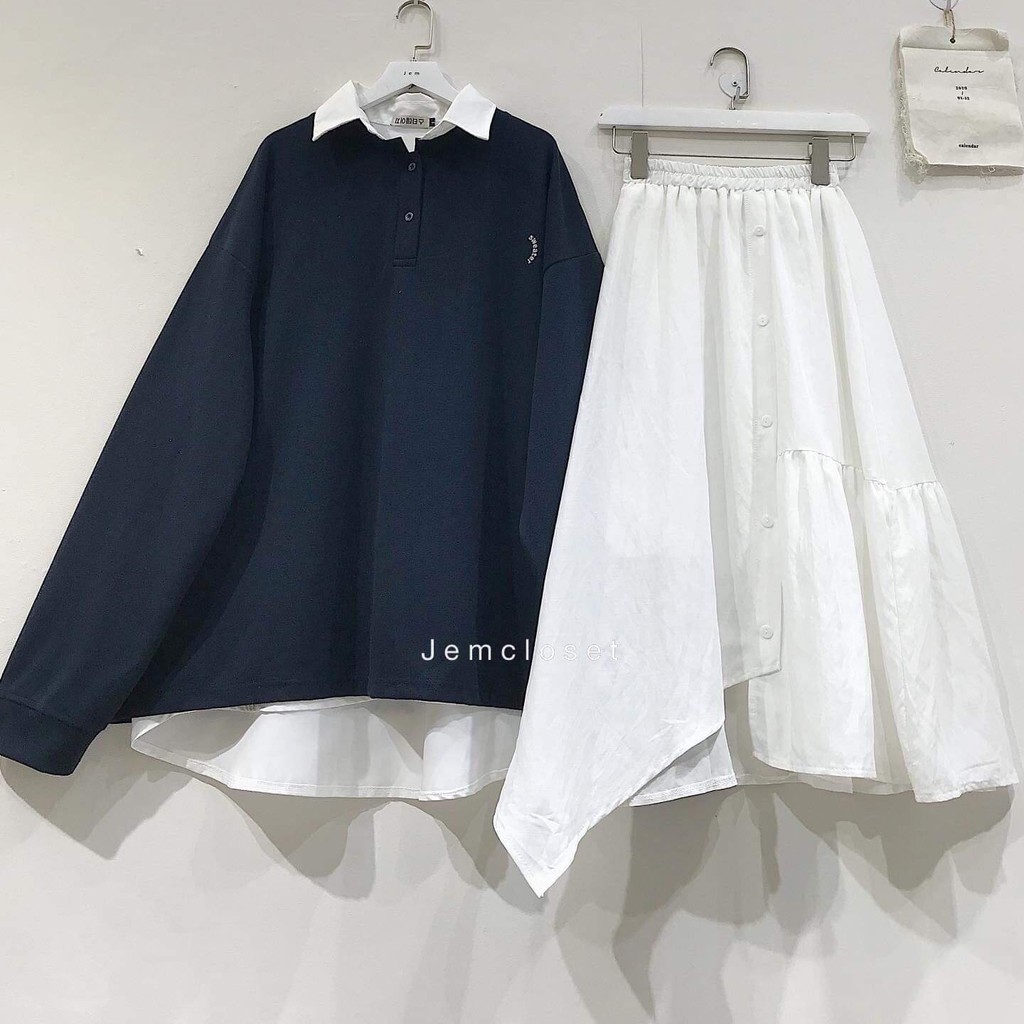 Áo Sweater Form Rộng NEXT Nhiều Màu Phong Cách Trẻ Trung Thu Đông- 1739 ( Jem Closet ) | BigBuy360 - bigbuy360.vn