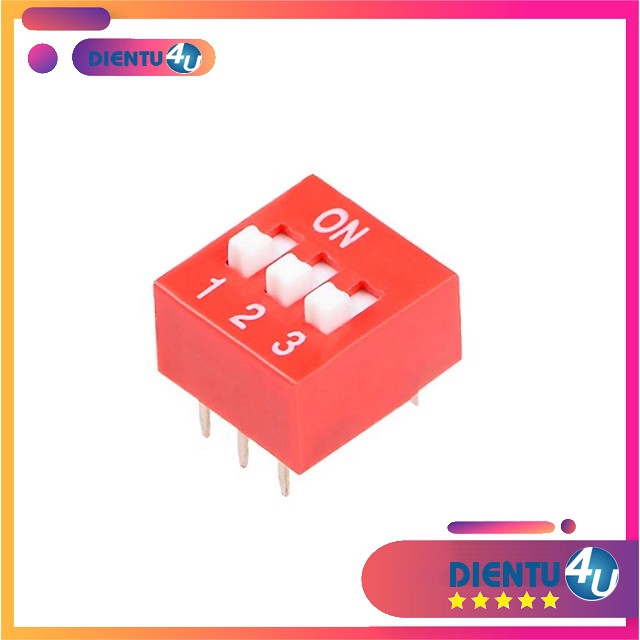 DIP Switch 3 - Công Tắc Gạt DIP SW-3