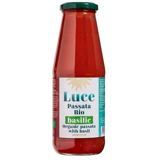 Sốt cà chua xay nhuyễn hữu cơ Passata húng quế