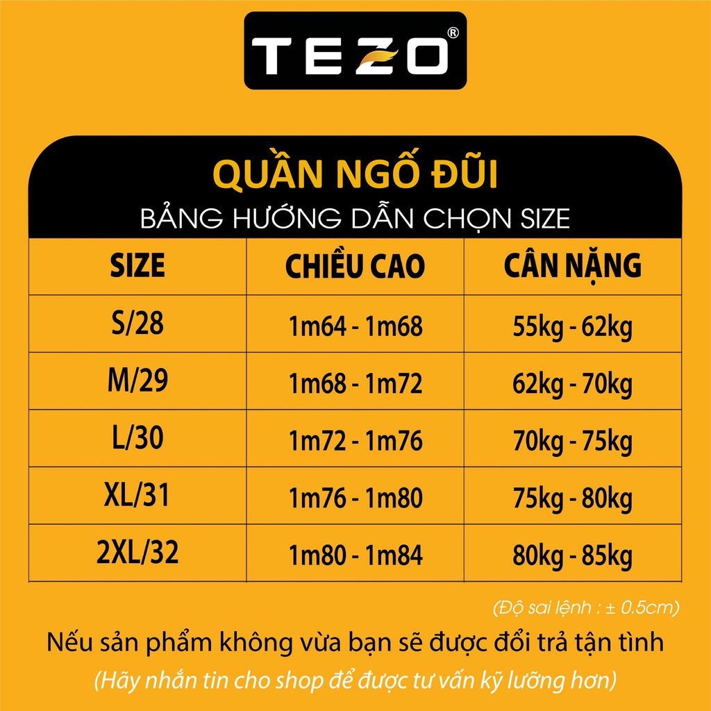 Quần short nam Tezo chất đũi dáng thể thao 2202QNDB01