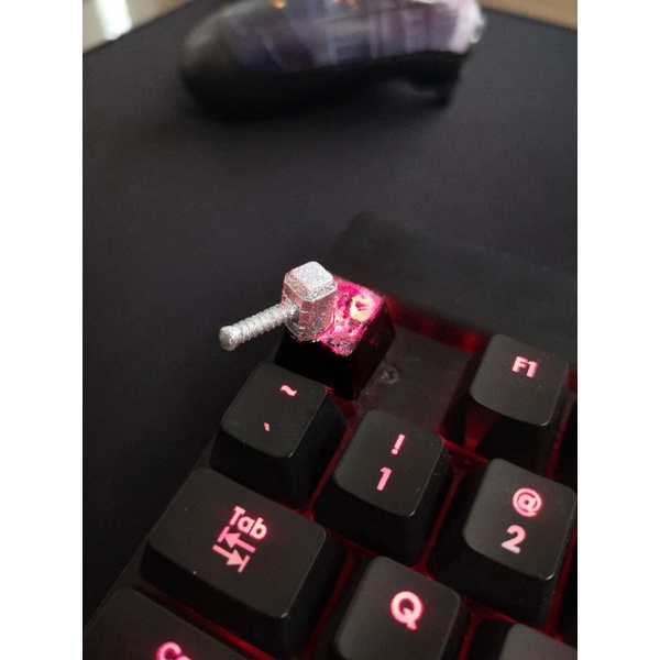 Búa thần sấm bàn phím cơ keycap resin cherry mx