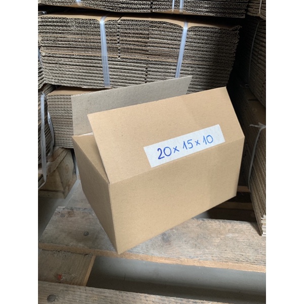 20 HỘP GIẤY CARTON 20x15x10 ĐÓNG HÀNG SHIPCOD-Thùng giấy giá rẻ-Thùng giấy có sẵn-Sỉ lẻ thùng giấy-Xưởng thùng giấy