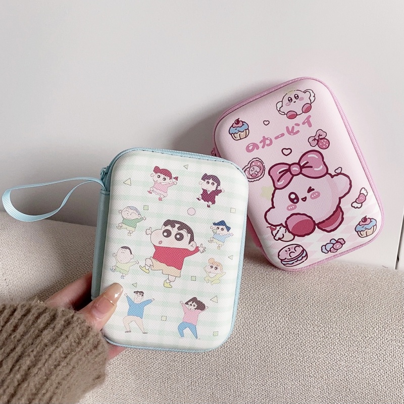 Túi Đựng Tiền Xu/Son Môi/Đồ Ăn Vặt 9.5x13.5cm Hình Gấu/Thỏ/Gấu Màu Tím/Trắng Nhỏ Xinh