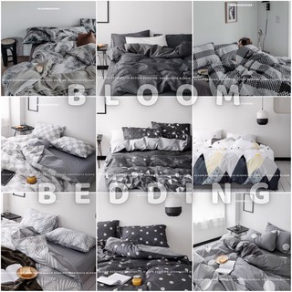 (10 mẫu siêu phẩm) Bộ Chăn Ga Gối Cotton Lụa 60s Cao Cấp - Tone Đen Trắng cá tính
