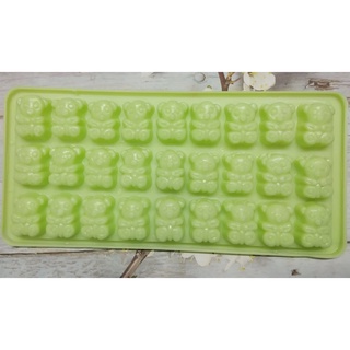 KHAY ĐÁ BI, ĐỔ THẠCH, RAU CÂU 27 Ô HÌNH GẤU