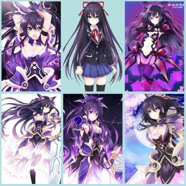 Poster tohka date a live 1-5 tấm khổ a4 nhiều mẫu