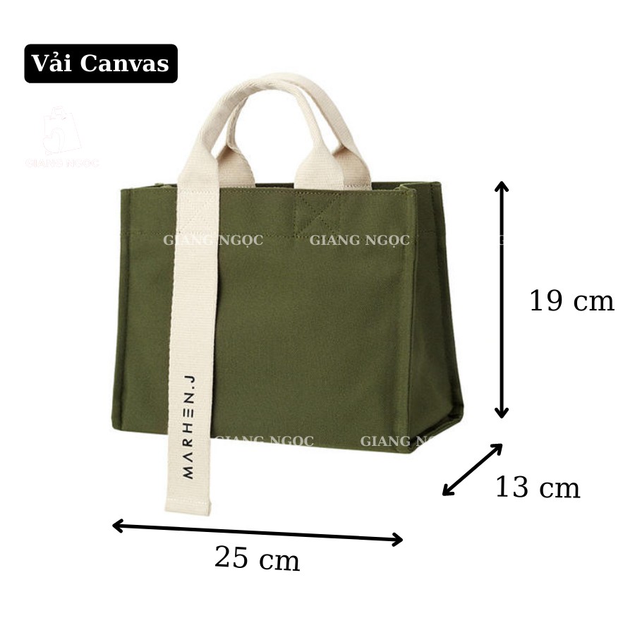 [ MẪU MỚI] Túi Vải Canvas In Marhen.J Phiên Bản Thời Tran Hàn Hot