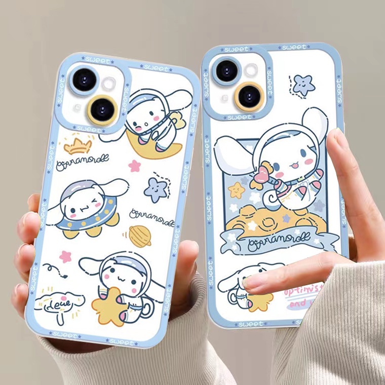 Ốp Điện Thoại Silicon Mềm Trong Suốt Chống Sốc Hình Cún Dễ Thương Cho iPhone 13 12 11Pro Max X XR Xs Max 6 6S 7 8 Plus