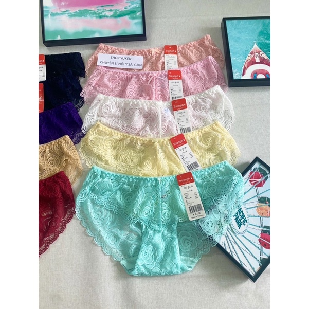 ♥️ Quần Lót Nữ ♥️ Quần Lót Ren Hàng Việt Nam ren hoa hồng
