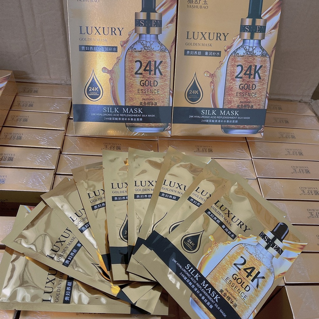 Mặt Nạ Vàng 24K Goldzan Hộp 10 Miếng