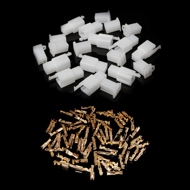 Set 10 Đầu Nối Dây Điện 2.8mm 4 Pin Male Female Chất Lượng Cao