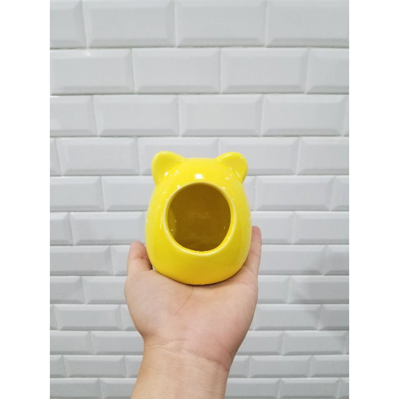 Nhà ngủ sứ mèo Kitty dành cho hamster (ww, robo, camp)