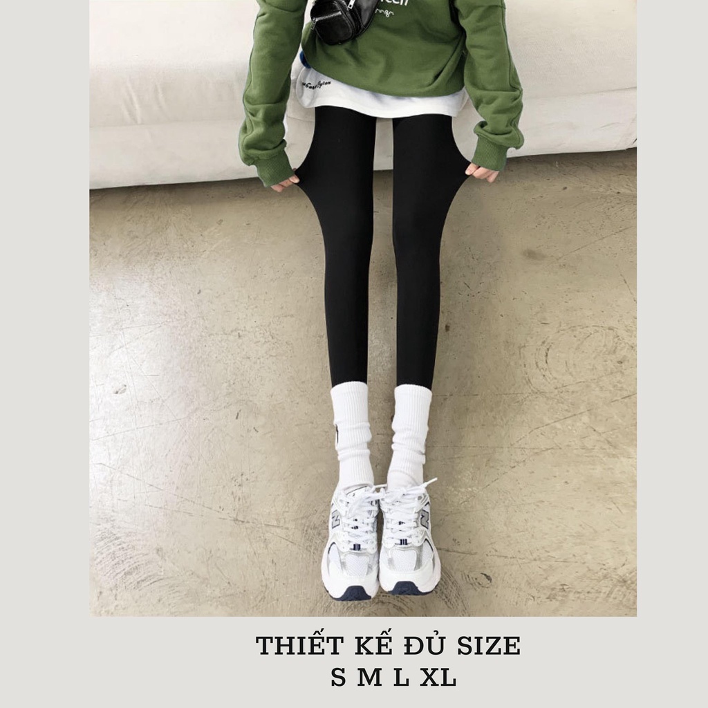 Quần Legging Nữ 4D Siêu Co Dãn Siêu Giữ Nhiệt Đủ Size S-XL_Lerin Q06