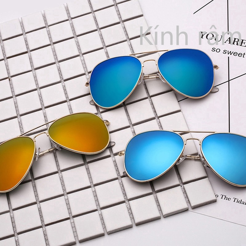 Kính mát phân cực phong cách phi công cá tính cho nam