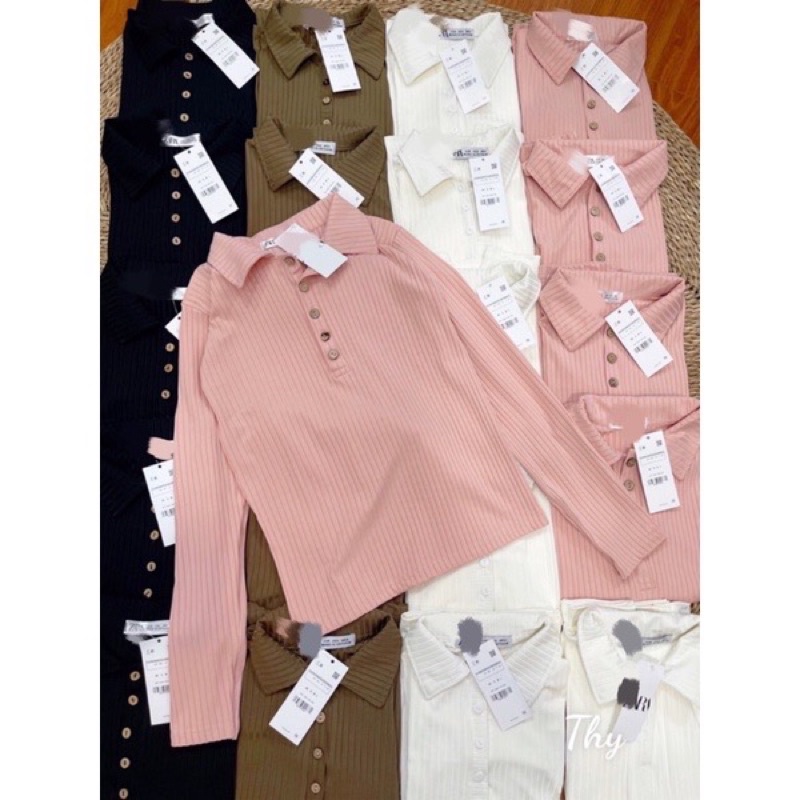 ÁO POLO DÀI TAY ZARA XUẤT