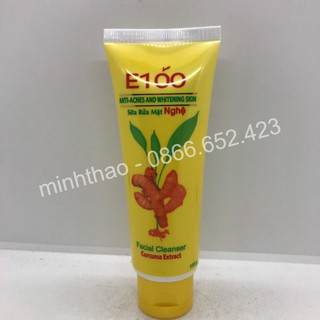 Sữa rửa mặt E100 Nghệ 100g