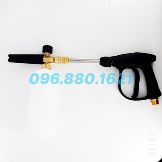 Súng rửa xe bọt tuyết 1 lít kèm cần nối súng rửa xe 15cm