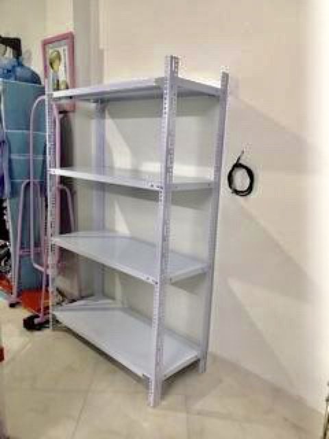 Kệ sắt v lỗ 2 tầng, 3 tầng, 4 tầng, 5 tầng dài 100cm rộng 30cm cao 0,6-0,8,100,120,150,200cm lắp ghép đa năng