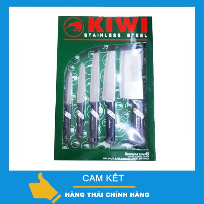 Bộ Dao 5 Món Kiwi Cao Cấp Thái Lan [hàng nhập khẩu]