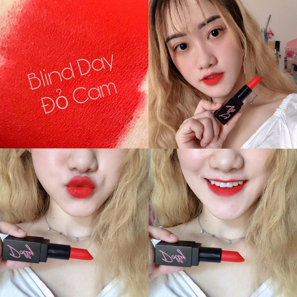 Đỏ Cam ] Son Sáp Phủ Phấn Dolly Không Chì Màu Đỏ Cam | BigBuy360 - bigbuy360.vn