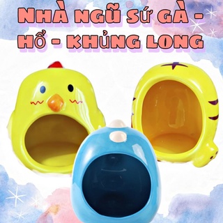 Nhà ngũ sứ hình thú cho thú cưng nhỏ - Hamster