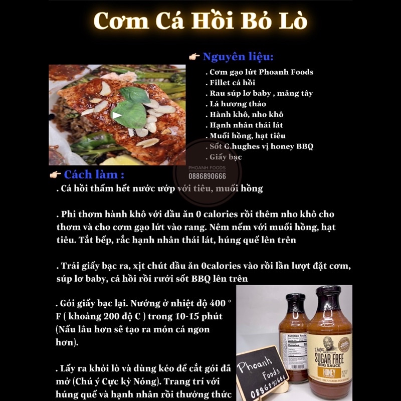 Sốt Ướp - chấm G Hughes  - sốt ướp thịt,rau ăn kiêng