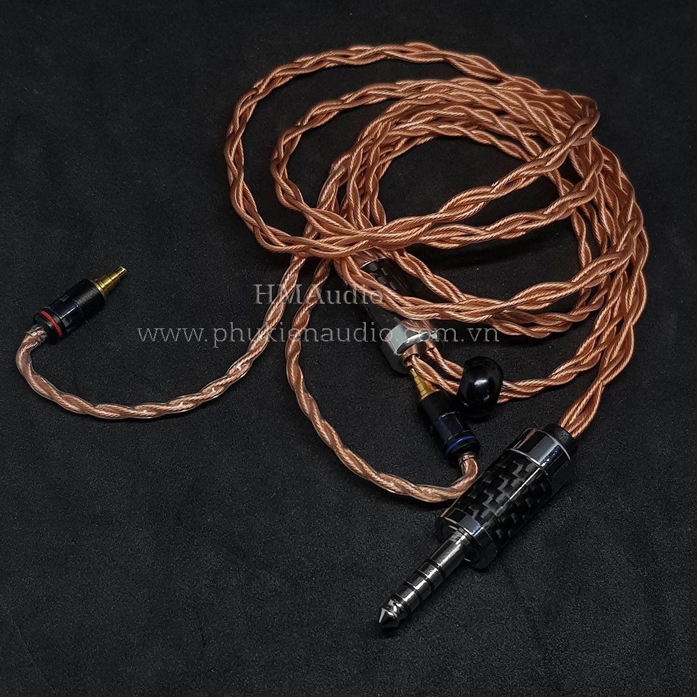 Dây tai nghe đồng OFC 1.2mm tết 4 - Sennheiser IE40 Pro