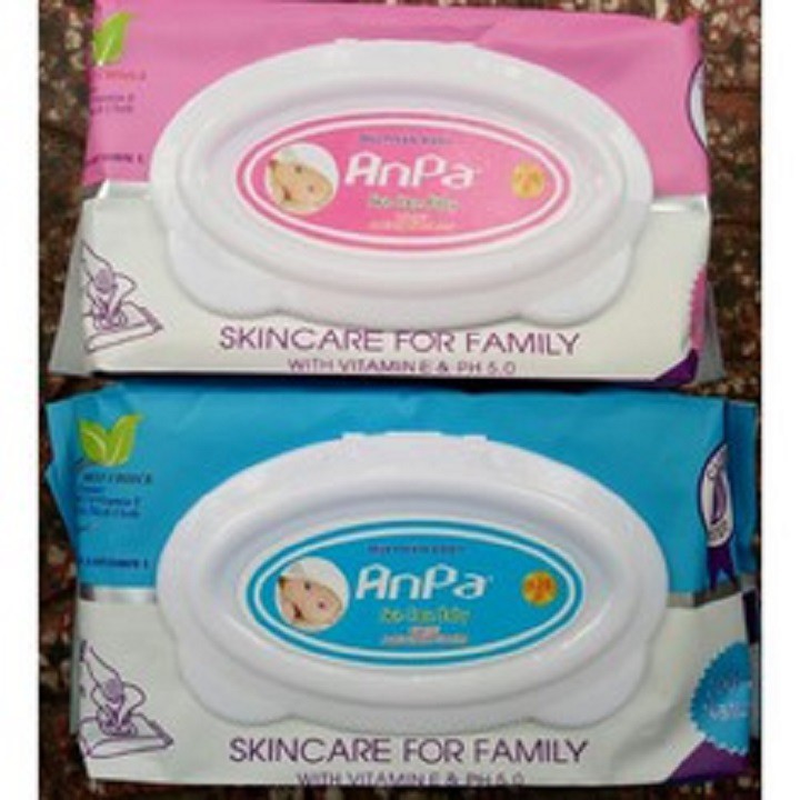 Combo 9 gói khăn ướt anpa 125g - không mùi - Hàng chính hãng