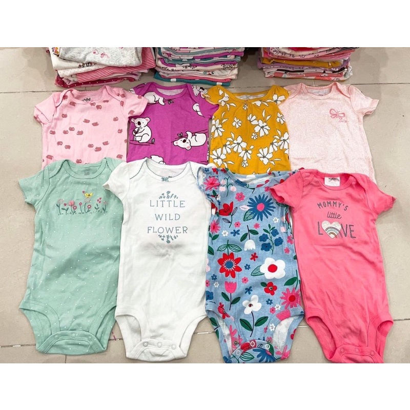 [Ngẫu Nhiên] Set 3 bộ body chip tay ngắn xuất dư - size 3-24M