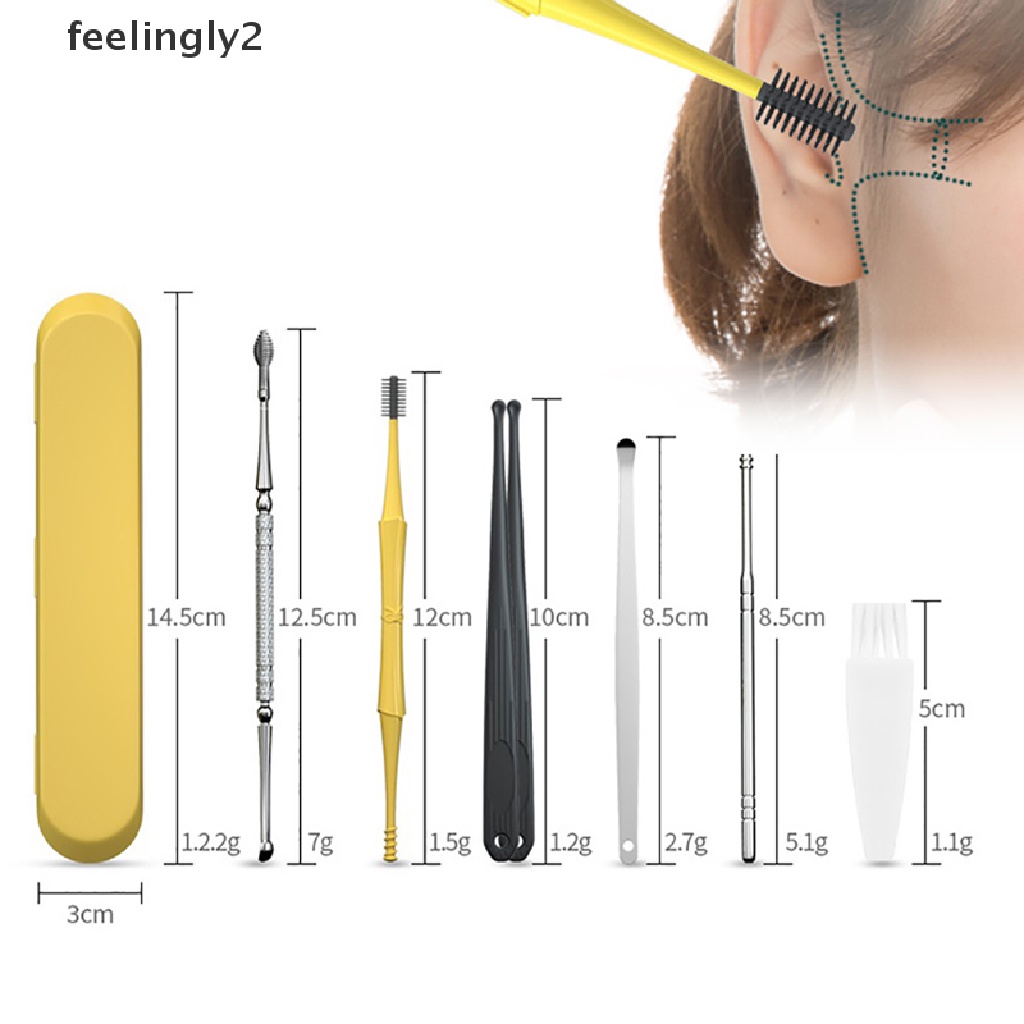 [Hàng mới về] Set 1/ 2/ 7 dụng cụ lấy ráy tai chuyên dụng