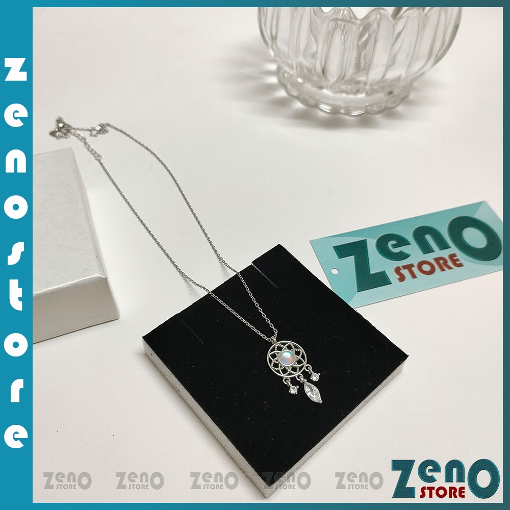 Vòng cổ dreamcatcher (full box) DC05, dây chuyền hợp kim bạc 925 dành cho nữ