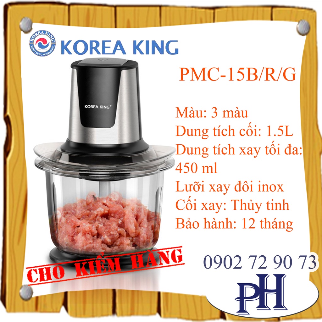 MÁY XAY THỊT KOREA KING PMC-15B/R/G