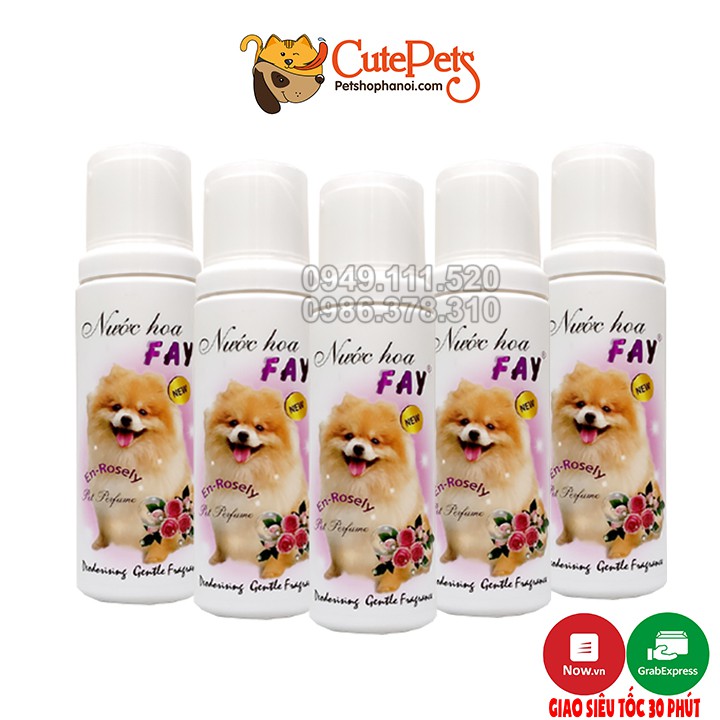 Nước hoa Fay 90ml dành cho thú cưng - CutePets Phụ kiện chó mèo Pet shop Hà Hội