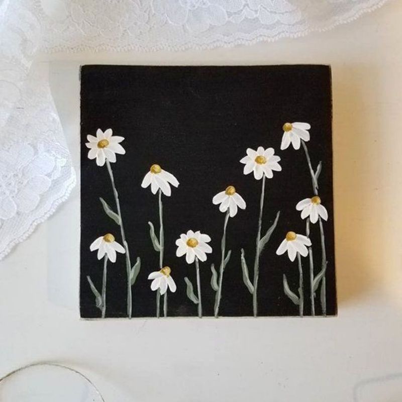 Toan canvas vẽ tranh, thêu handmade 20cm×20cm